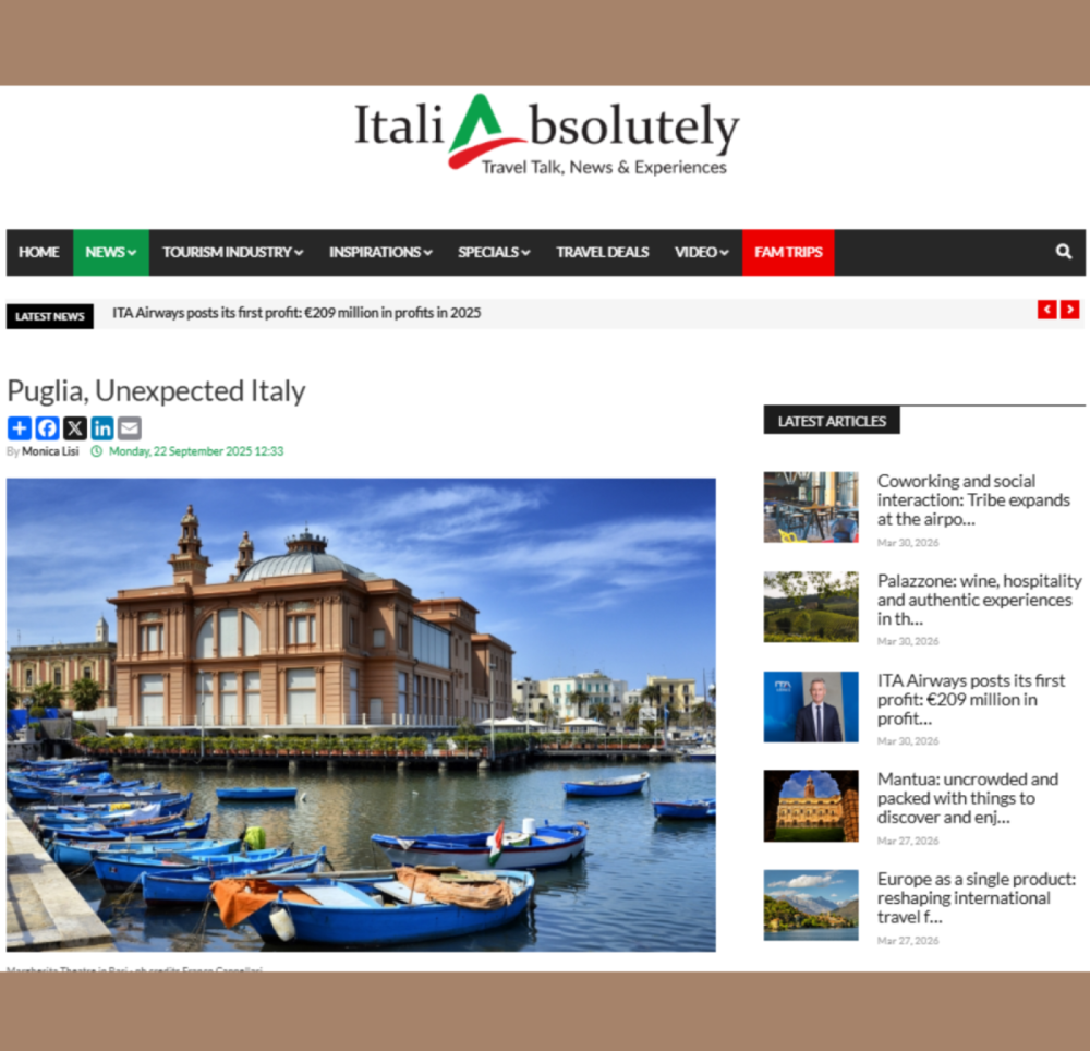 Puglia, Unexpected Italy